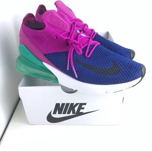 Nike Air Max 270 Flyknit Fuchsia Blue A01023-401